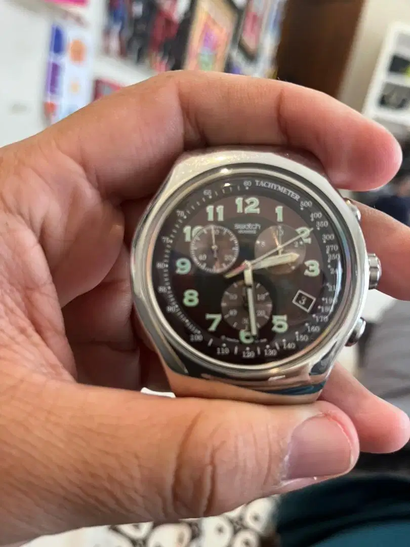 Swatch chrono brown original