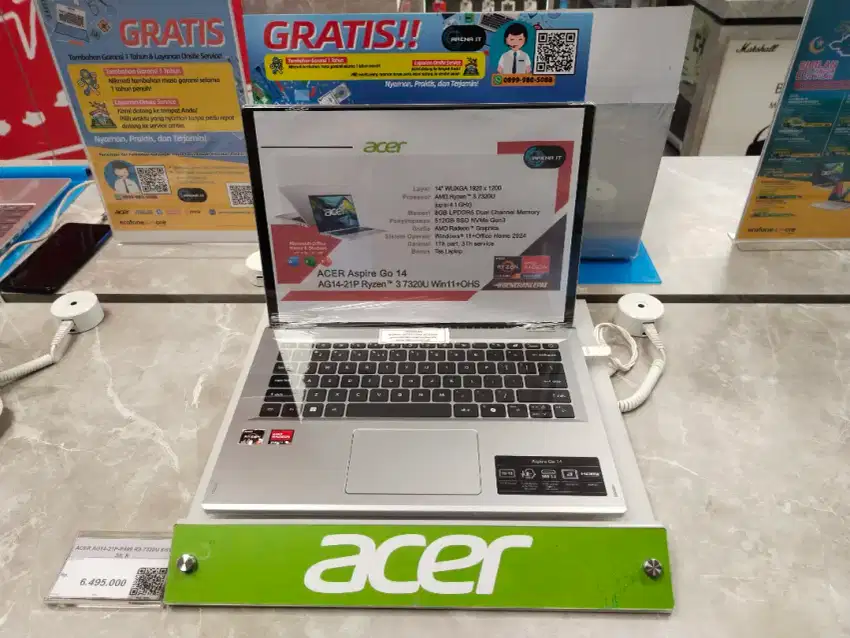 PROMO CASH/CREDIT LAPTOP ACER ASPIRE GO (ASUS/HP/LENOVO/ADVAN )