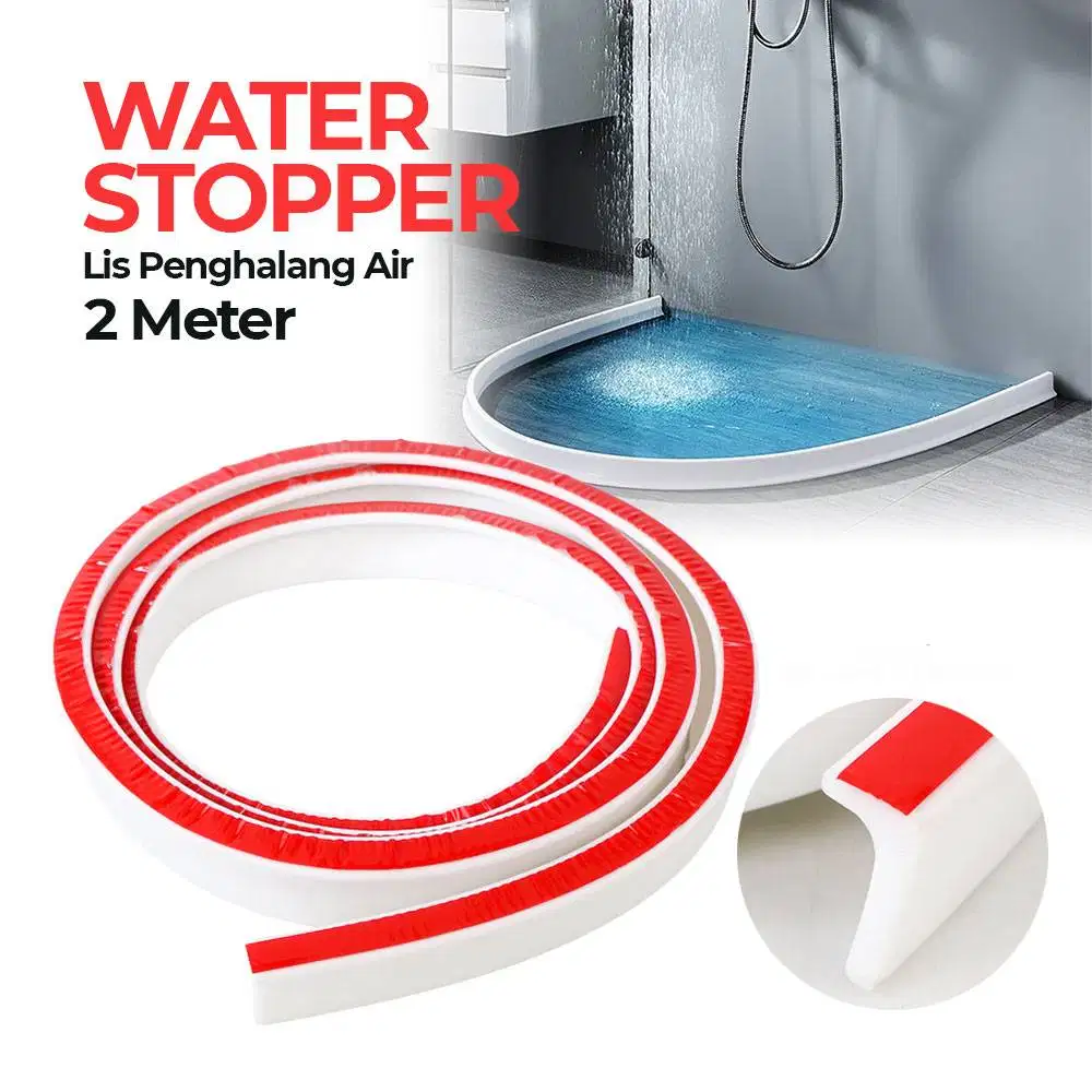 Water Stopper Bar Silikon Penghalang Air Sealing Strips 2M