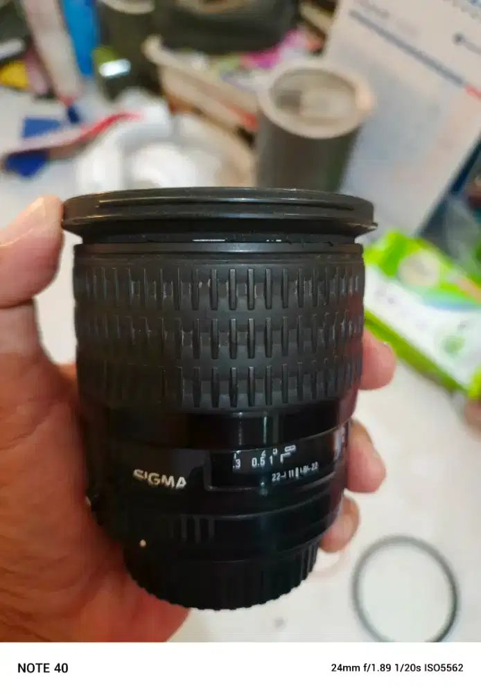 Lensa sigma for canon 24mm f1. 8