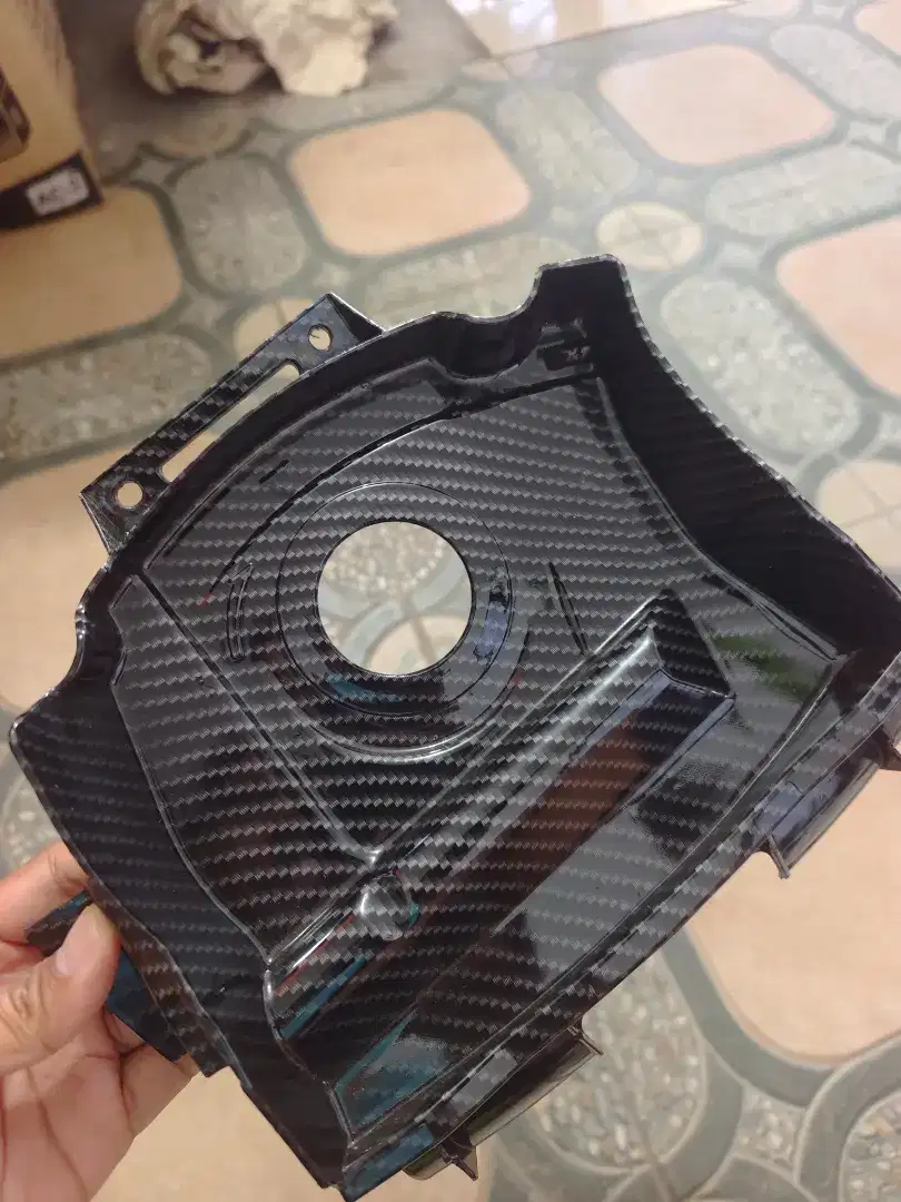 Cover tutup tangki yamaha soul Gt 125 carbon hitam