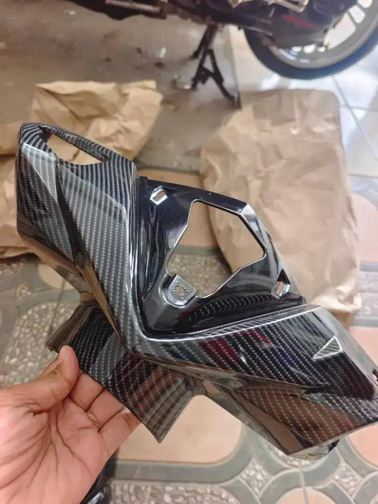 Batok depan Honda vario 125 karena carbon hitam