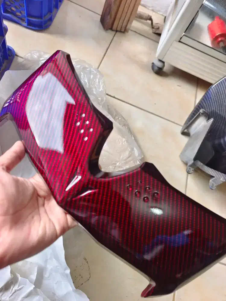 Cover dek kantong bagasi yamah mio soul Gt 115 carbon