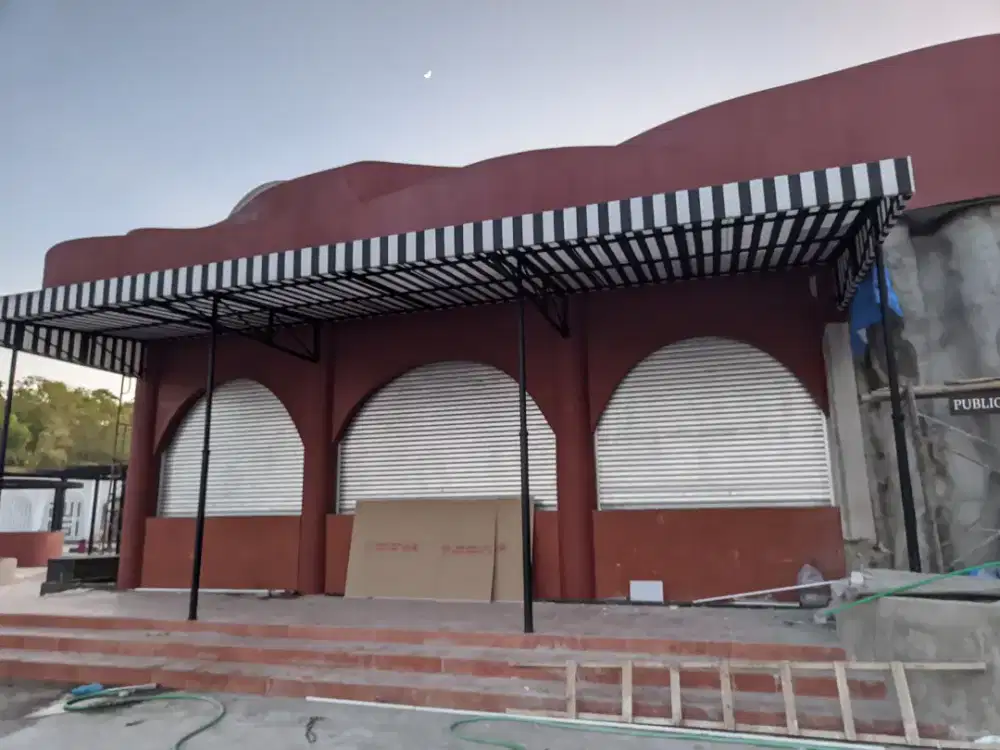 Rolling door galvalum dan almunium