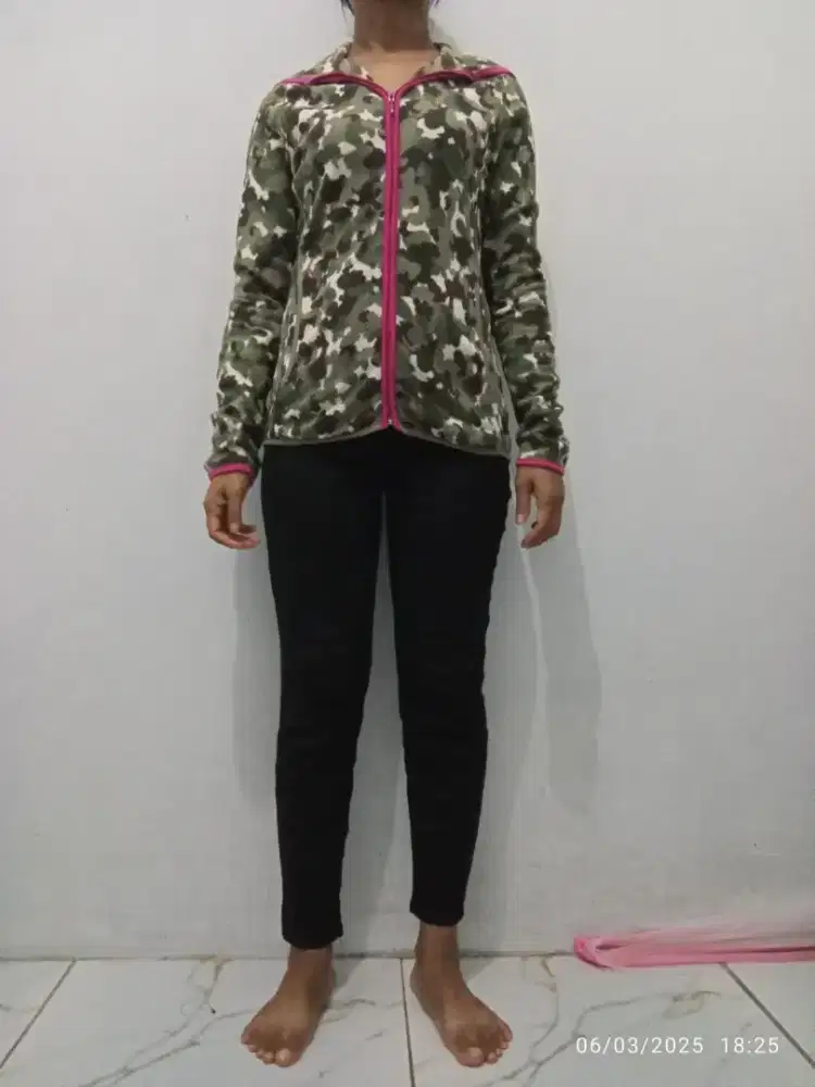 Prelove Hoodie zip CAMO POLAR UNIQLO