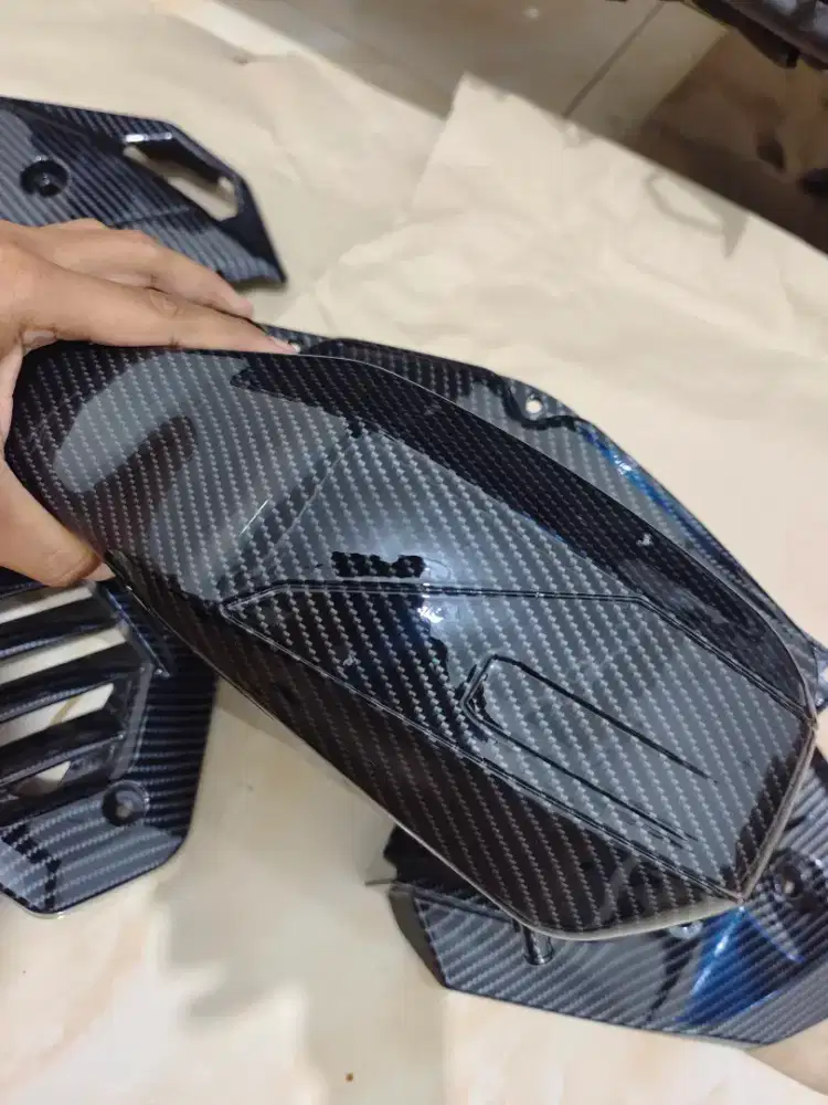 Cover filter ori Honda air blade PNP vario carbon hitam