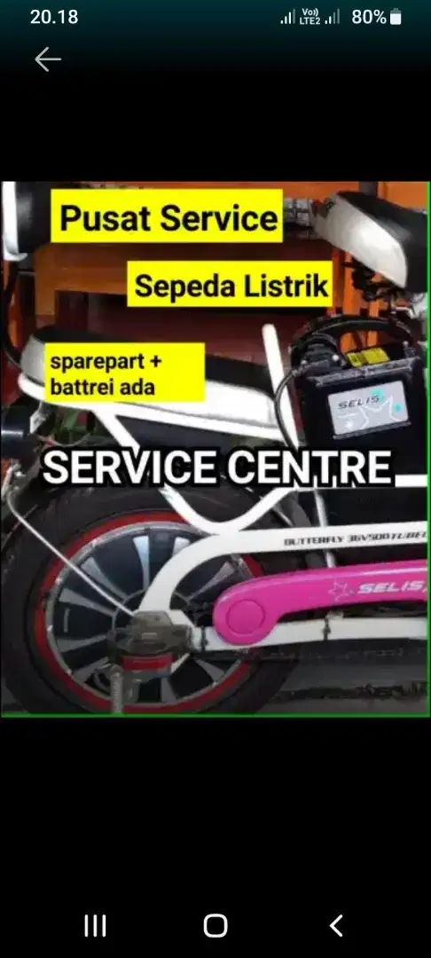 Aki sepeda listrik bergaransi