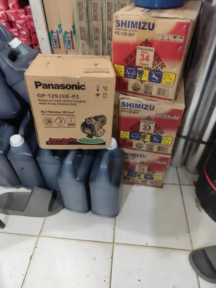 Pompa air Sharp Shimizu PS 128 Panasonic