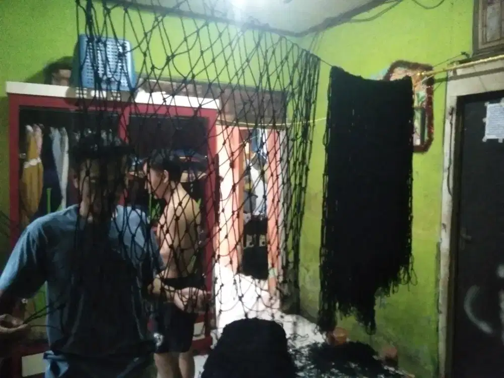 Jaring skat kontainer ukuran 2,3 x 2,3 tali kur 4mm