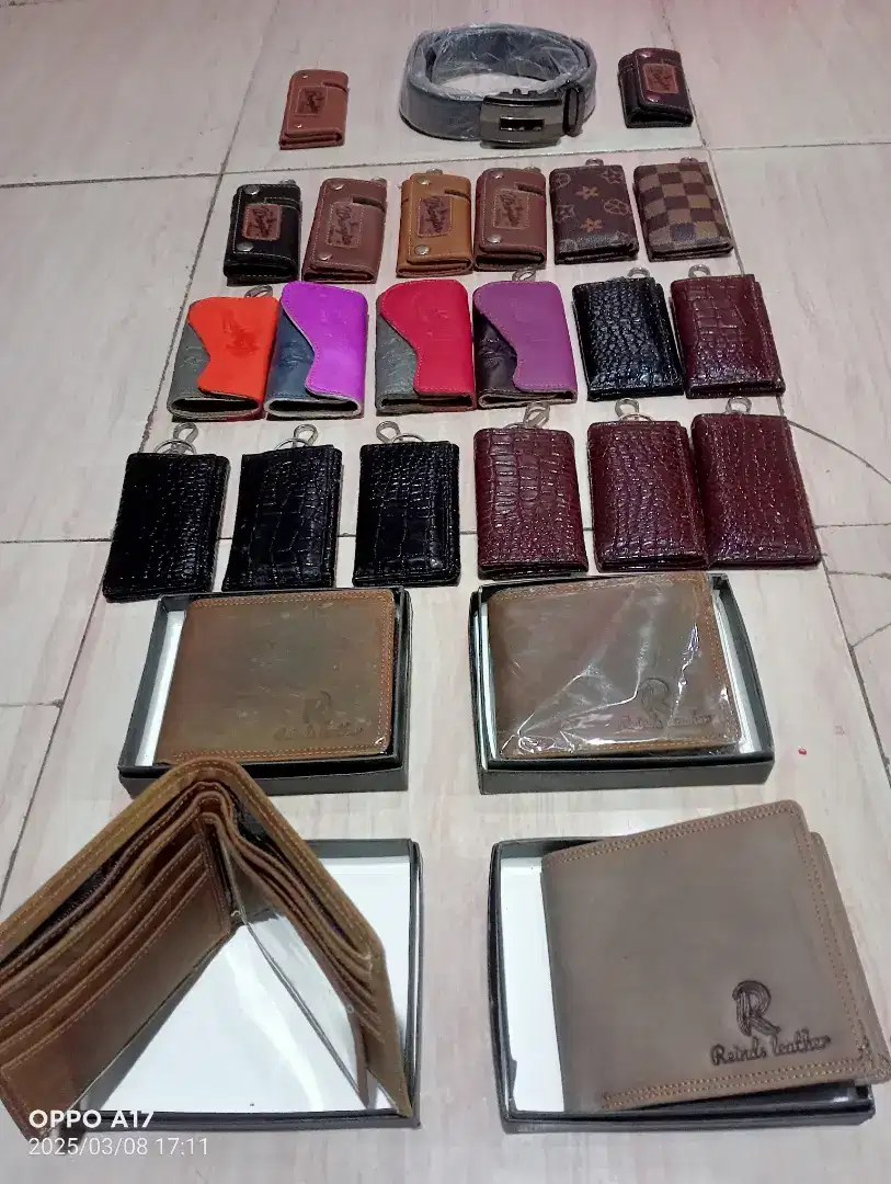 Jual borong, dompet pria kulit asli, dompet kunci kulit dan Oskar,,