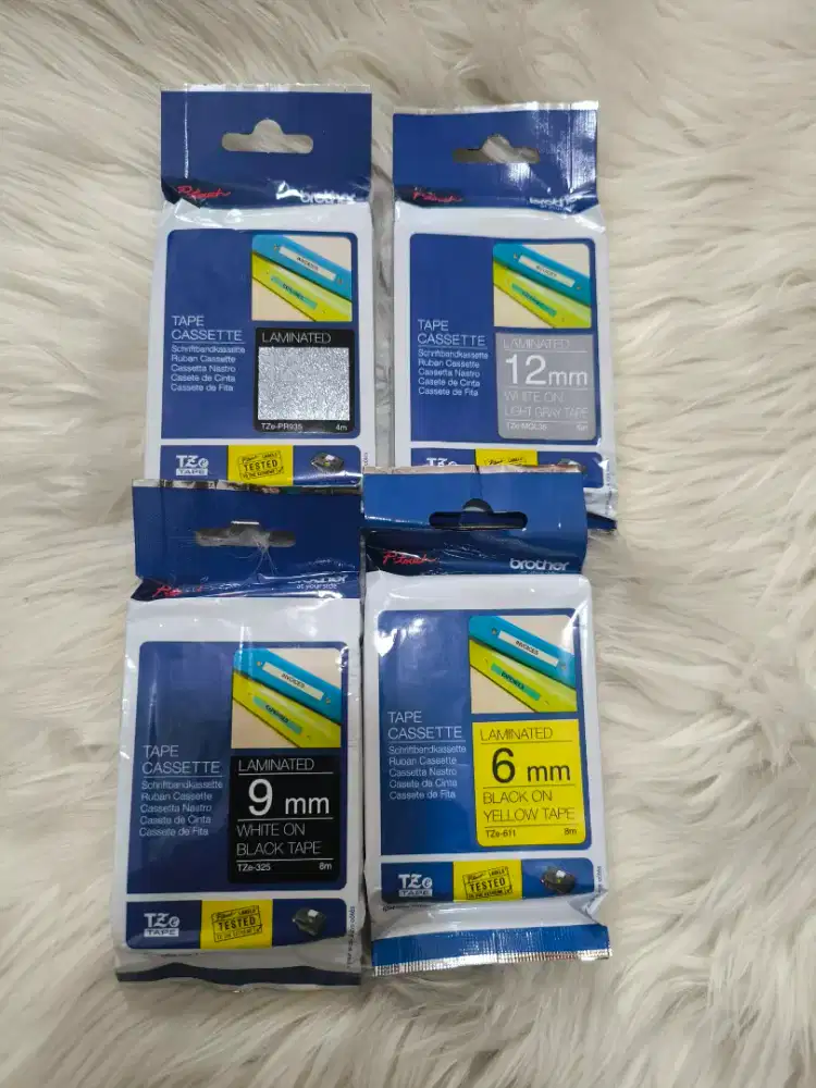 Brother Tape Casette 12mm, 9 mm & 6 mm