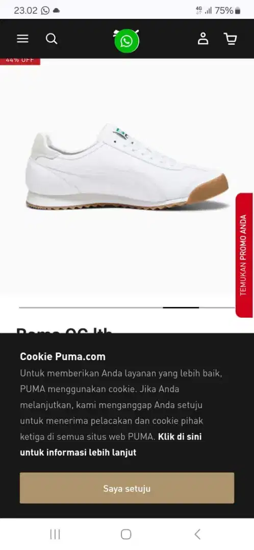 Puma roma Og Lth