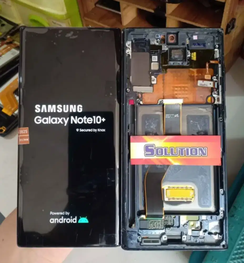 LCD TOUCHSCREEN SAMSUNG NOTE 10 PLUS ORI OLED + PASANG