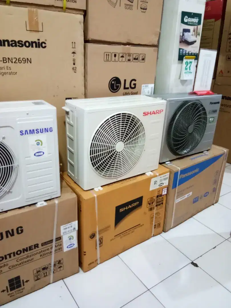Promo ac sharp 05bey baru cash cicil kredit