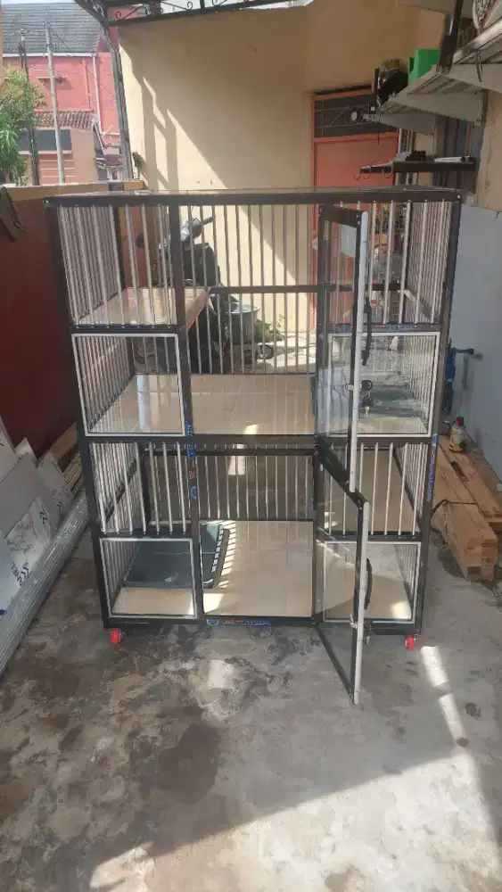Kandang Kucing Alumunium