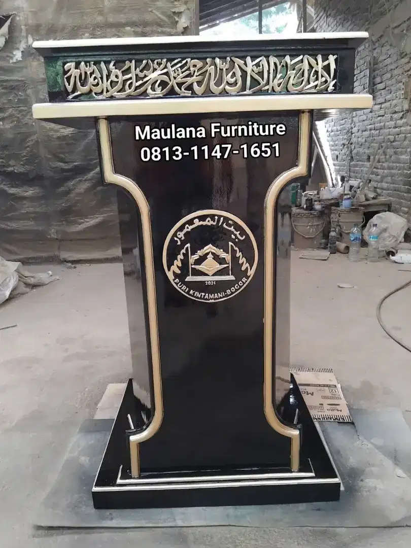 Mimbar podium masjid ready bisa COD