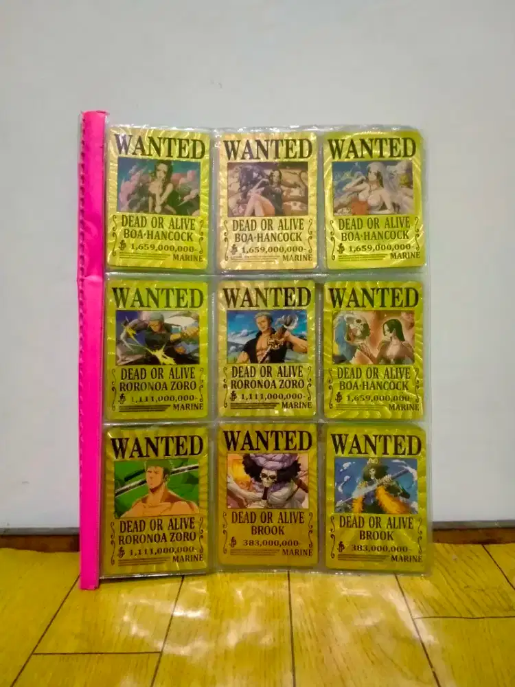 Kartu Emas Gold One Piece Koleksi Karakter Special