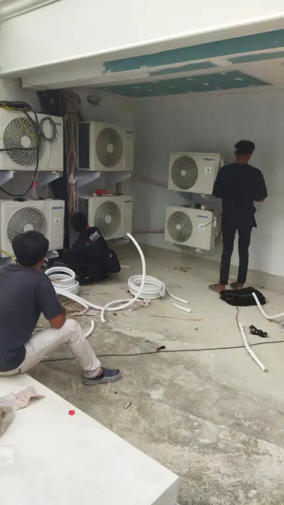 Service ac -bongkar pasang ac - service kulkas - pompa air dll