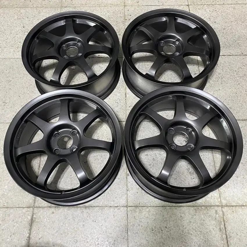 A-tech Eraser Ring 17 4x100 Velg Original Japan Ori Jepang Racing R17