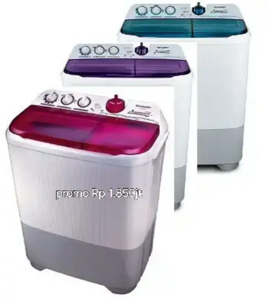 Jual mesincuci sharp 85cr baru cicil kredit