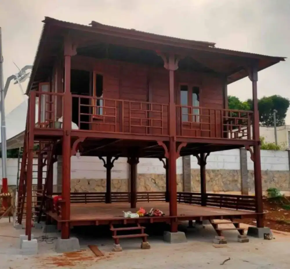 gazebo dan saung model dua lantai