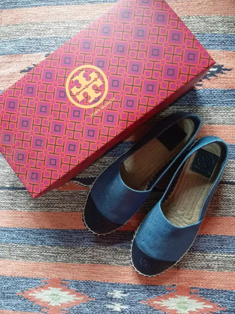 Tory Burch Denim Espadrille