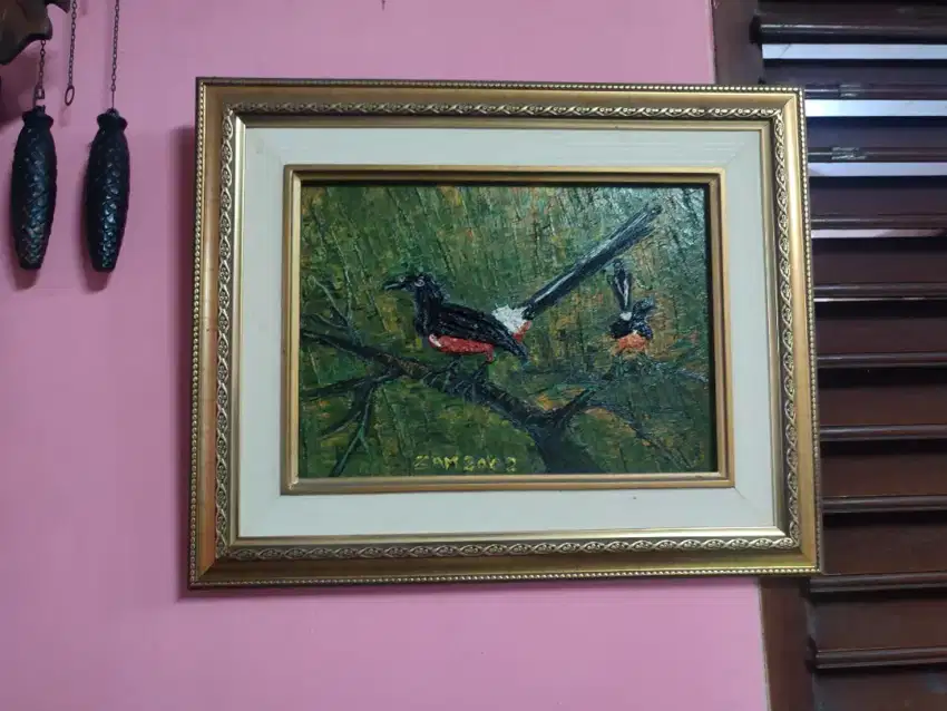 Lukisan Burung Murai Batu