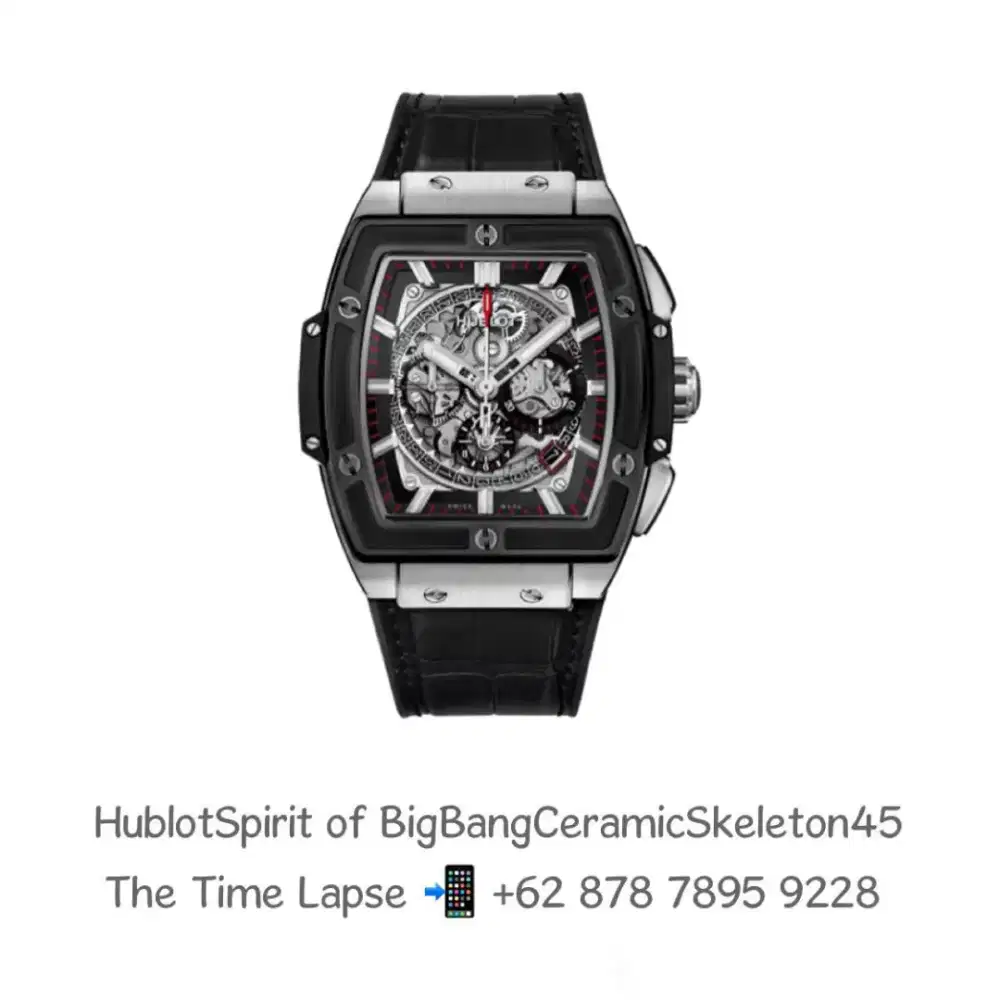Hublot Spirit of Big Bang Black Ceramic Skeleton Titanium Chronograph