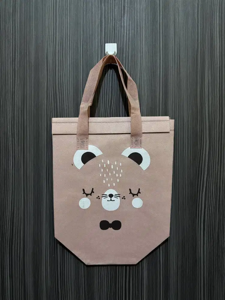 Thermal Bag Tas Spunbond Bekal Kemasan Cooler Tas  Makanan 25x24x13