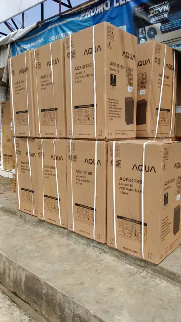 Jual kulkas aqua 185mds cicil kredit bisa