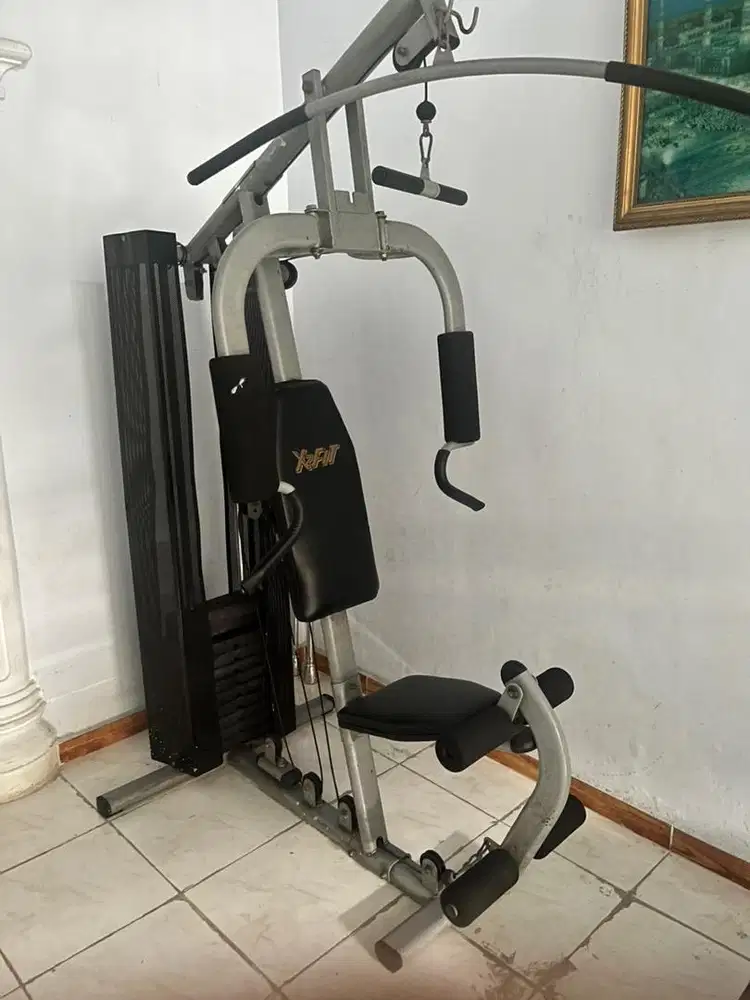 alat olahraga home gym x2fit weight lifting