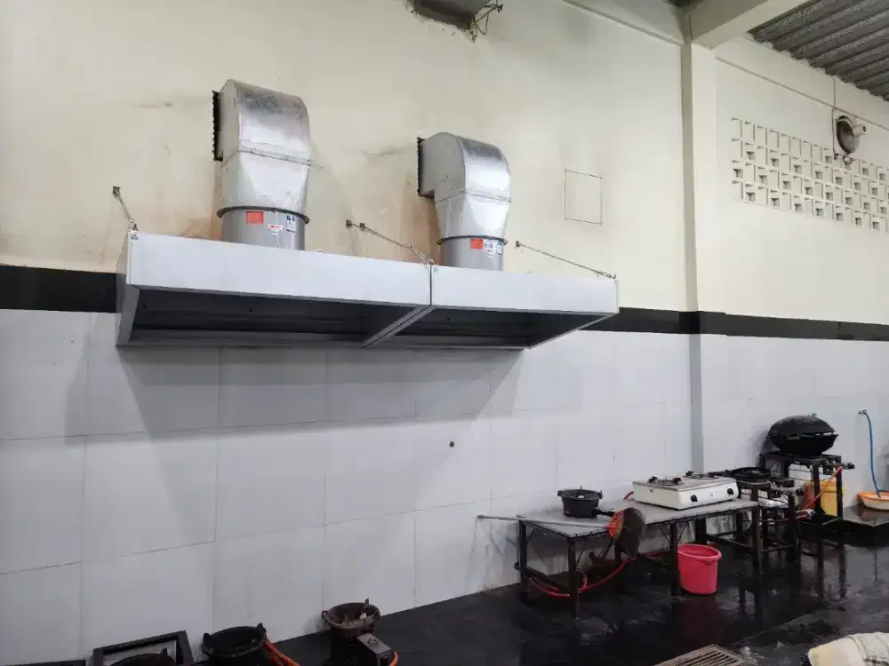 Ducting hood resto + drum fan low noise 20