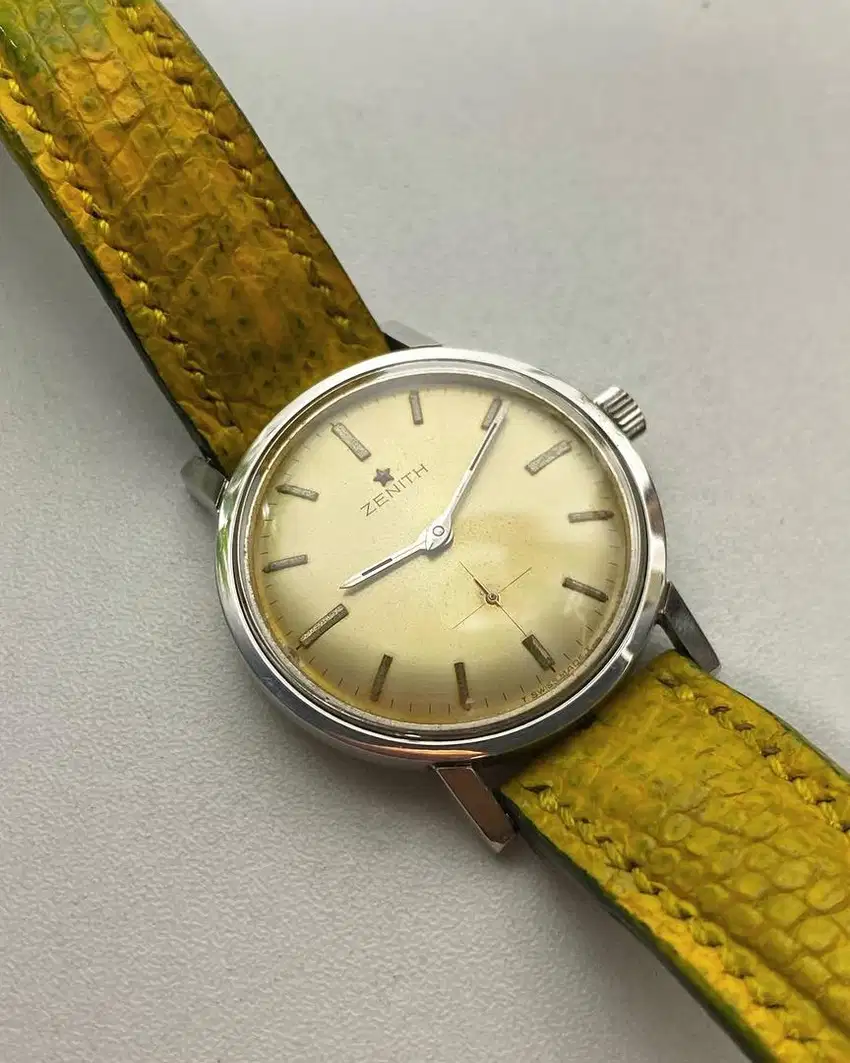Zenith with small second 1960 no oris omega tag heuer hamilton