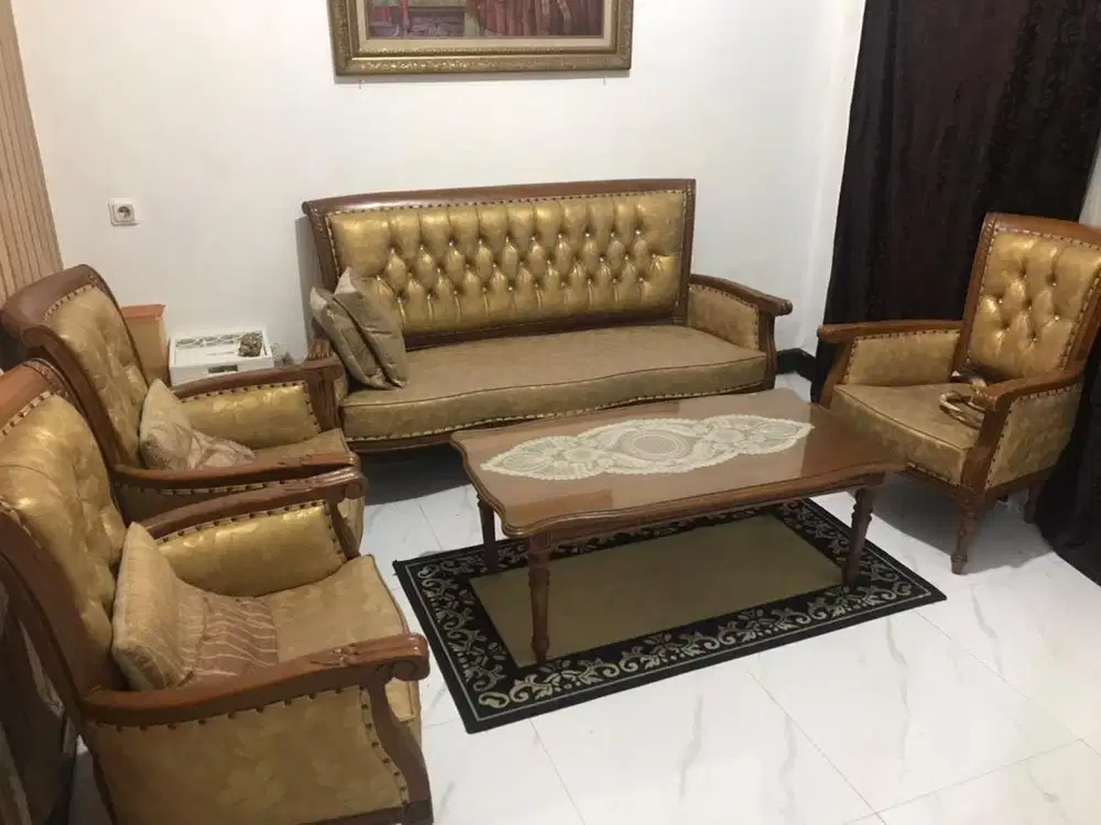 Kursi Set Jati Tua