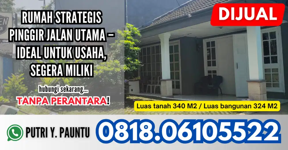 Rumah 2 Lantai Strategis @ Bekasi - pilihan tepat utk hunian & usaha
