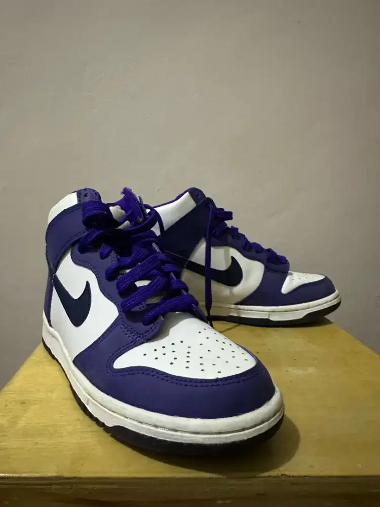 Nike dunk high purple cewek uk 37