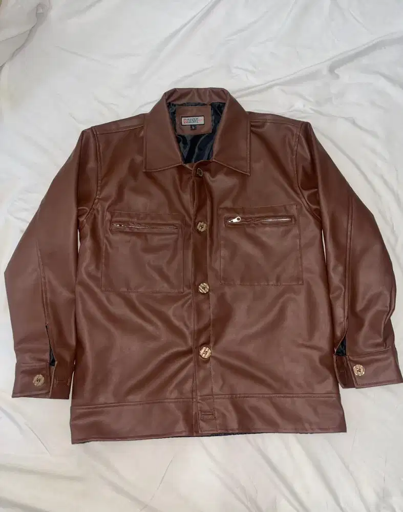 Jaket Kulit Coklat The Exclusive Design