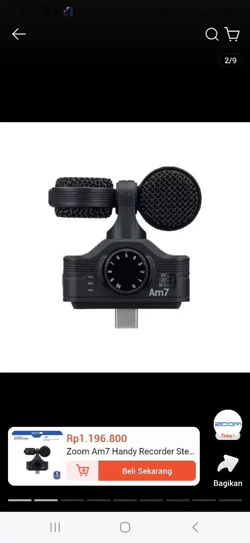 Dijual Zoom Am7 for android