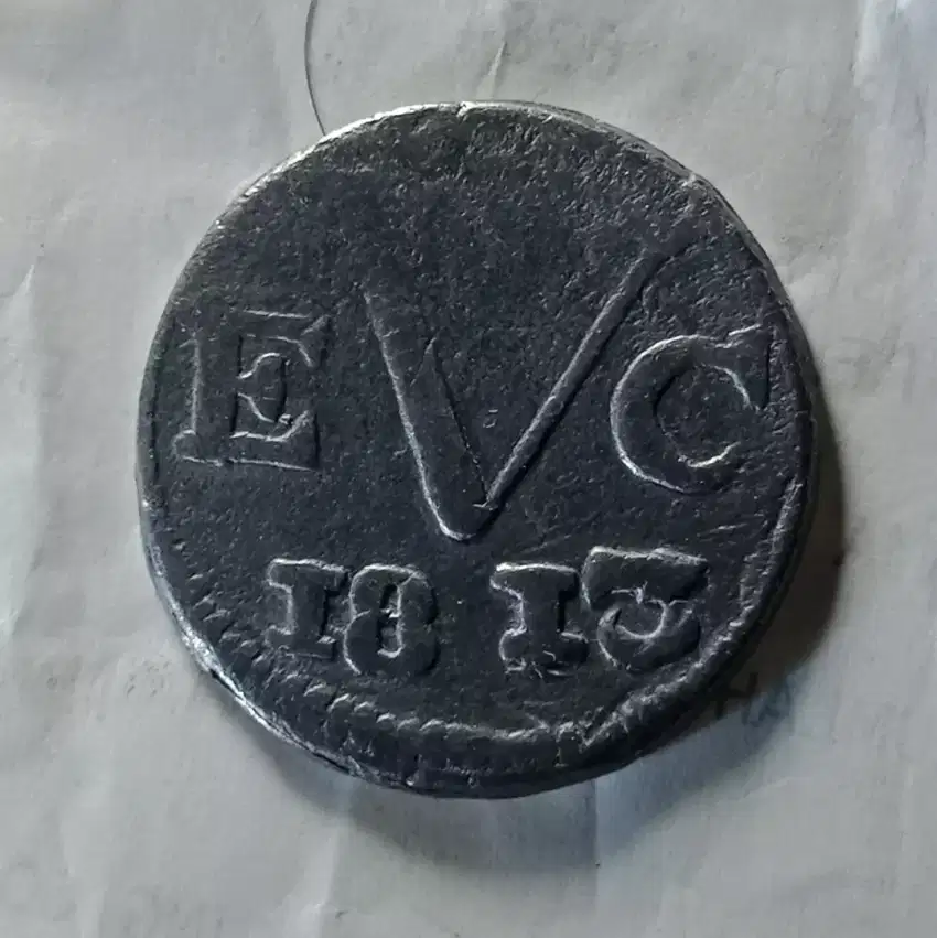 Koin KEYDATE 1813 JAVA EVIC ERA WILLEM KOLEKSI KUNO MURAH