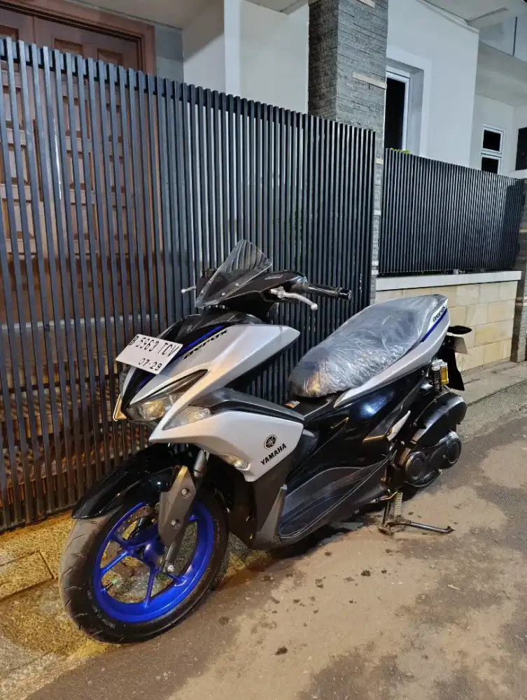 Bissmillah dijual motor Yamaha aerox R 2019