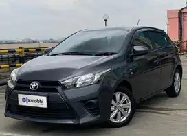 KM RENDAH TDP 6,JT Toyota Yaris 1.5 E Bensin-MT Abu-Abu 2014