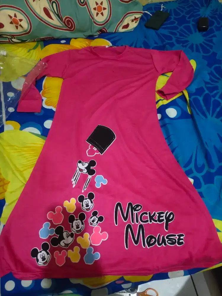 Baju gamis anak perempuan 7-9thn