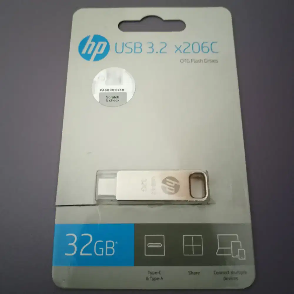 HP Flashdisk Rare 32GB Tapi Isinya 64GB