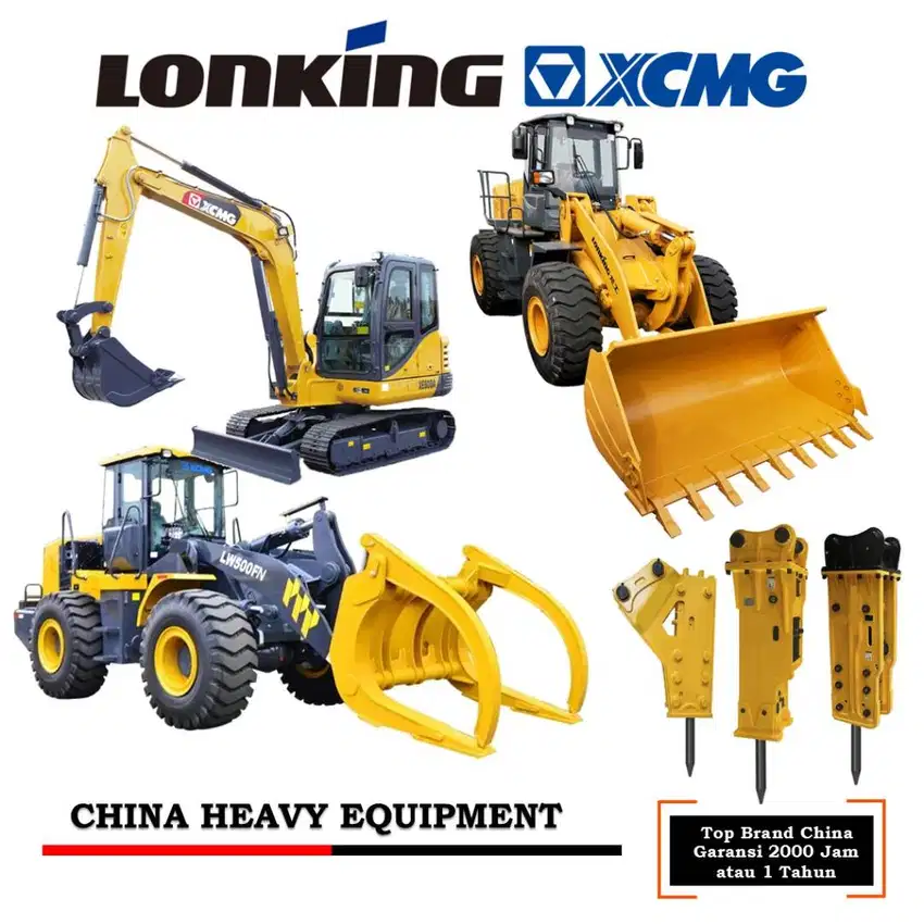 XCMG LONKING Hydraulic Breaker Wheel Loader Excavator Top Brand China