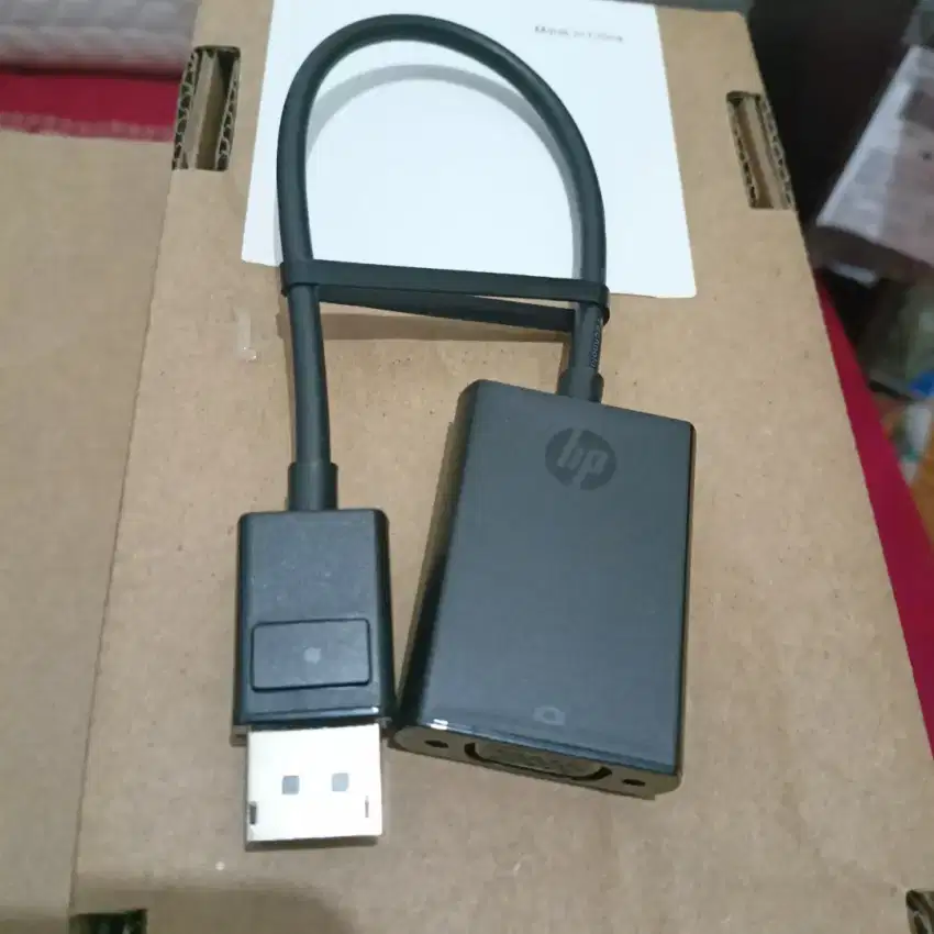 HP Original Adapter VGA Monitor To DisplayPort