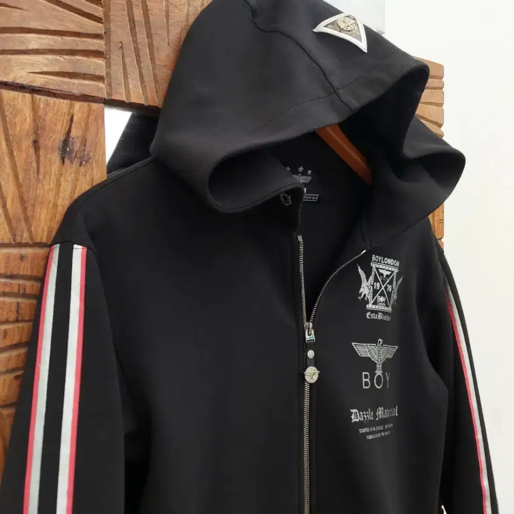 BOY LONDON* Exclusive Collection | Black Hoodie Jacket