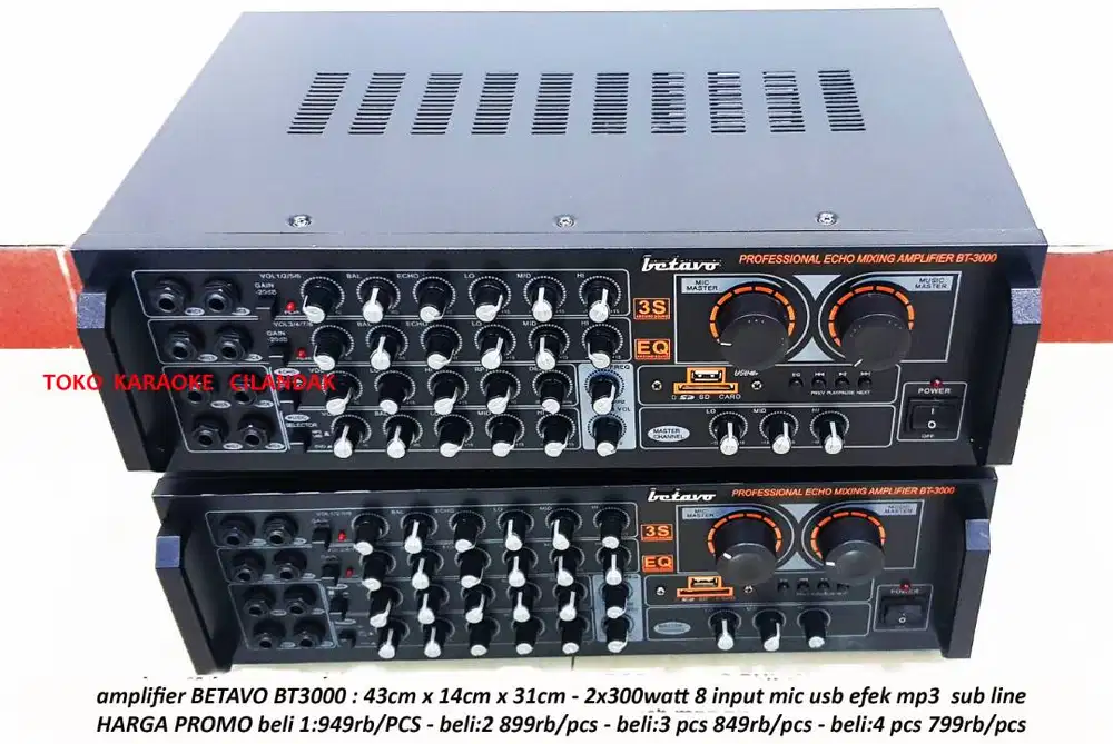 amplifier karaoke murah