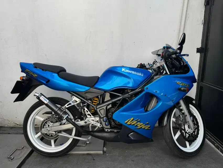 NINJA RR OLD 2010 BIRU FULL RESTORASI + MODIF + PAJAK JUNI 2030 !!