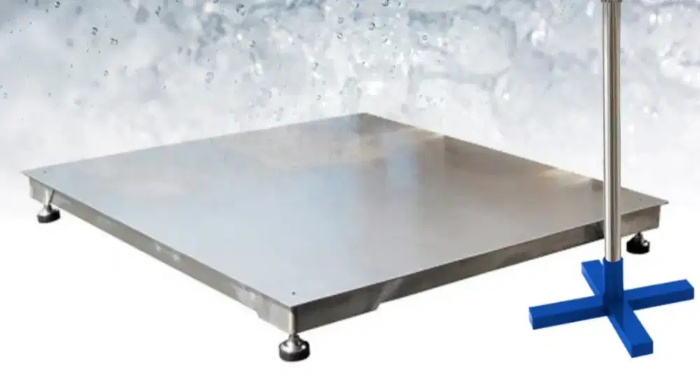 Timbangan Lantai full stainless 304 500kg/0,1kg