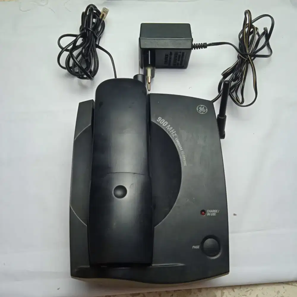 Telepon Rumah Nirkabel GE 900MHz Model 26920GE2-Q Vintage